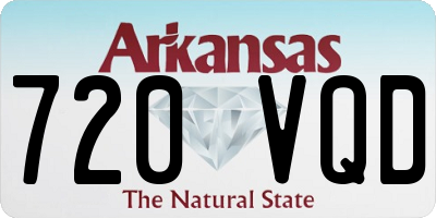 AR license plate 720VQD