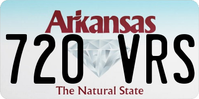 AR license plate 720VRS