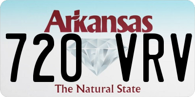 AR license plate 720VRV
