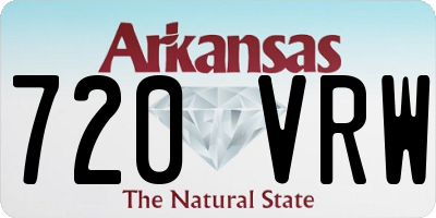 AR license plate 720VRW