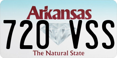 AR license plate 720VSS