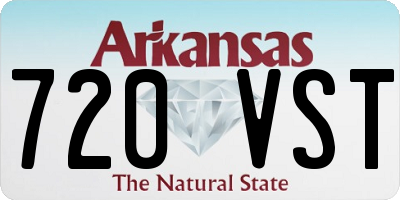 AR license plate 720VST