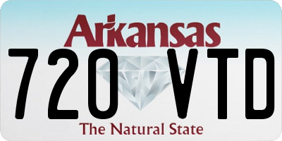 AR license plate 720VTD