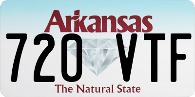 AR license plate 720VTF