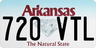 AR license plate 720VTL