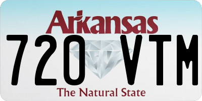 AR license plate 720VTM