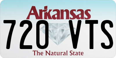 AR license plate 720VTS