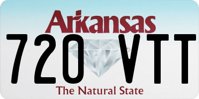 AR license plate 720VTT