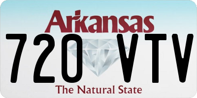 AR license plate 720VTV