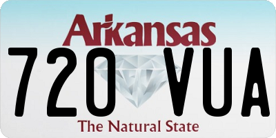 AR license plate 720VUA