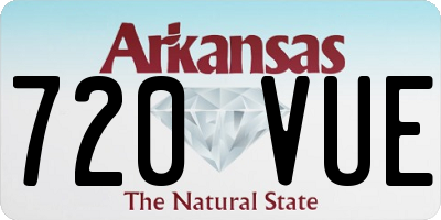AR license plate 720VUE