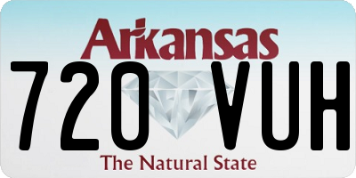 AR license plate 720VUH
