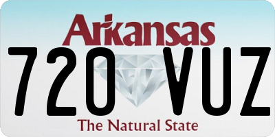 AR license plate 720VUZ