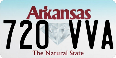 AR license plate 720VVA