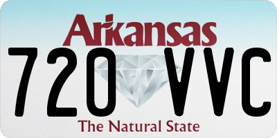 AR license plate 720VVC