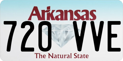 AR license plate 720VVE