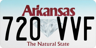 AR license plate 720VVF