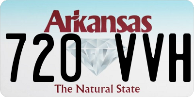AR license plate 720VVH