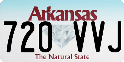 AR license plate 720VVJ