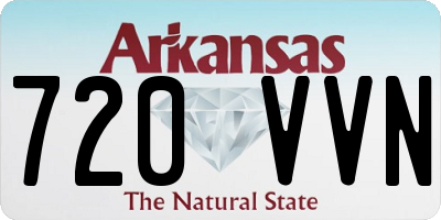 AR license plate 720VVN