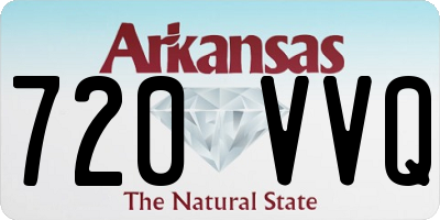 AR license plate 720VVQ