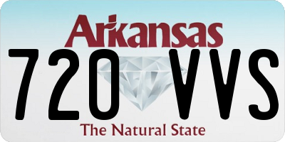 AR license plate 720VVS