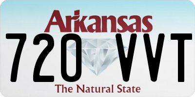 AR license plate 720VVT