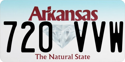 AR license plate 720VVW