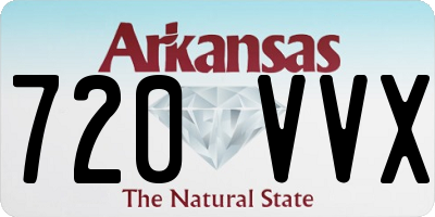 AR license plate 720VVX
