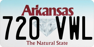 AR license plate 720VWL