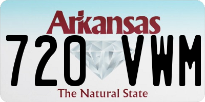 AR license plate 720VWM