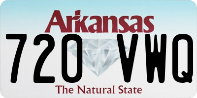 AR license plate 720VWQ