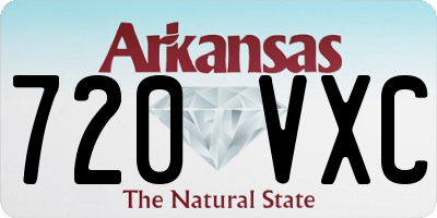 AR license plate 720VXC