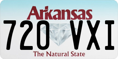 AR license plate 720VXI