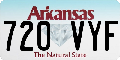 AR license plate 720VYF