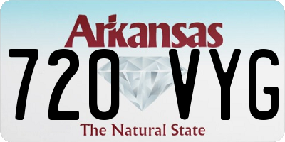 AR license plate 720VYG