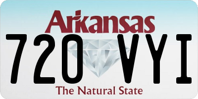 AR license plate 720VYI