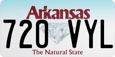 AR license plate 720VYL