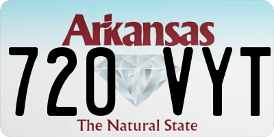 AR license plate 720VYT