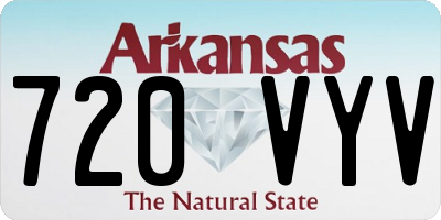 AR license plate 720VYV