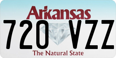 AR license plate 720VZZ