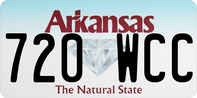 AR license plate 720WCC