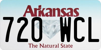 AR license plate 720WCL