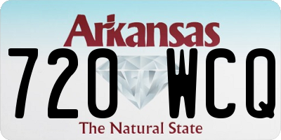 AR license plate 720WCQ