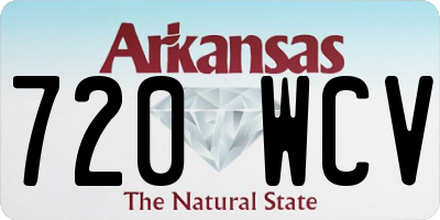AR license plate 720WCV