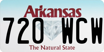 AR license plate 720WCW