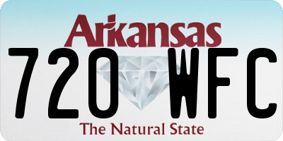 AR license plate 720WFC