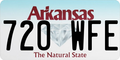 AR license plate 720WFE