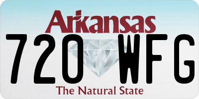 AR license plate 720WFG