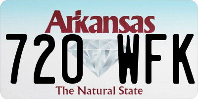AR license plate 720WFK